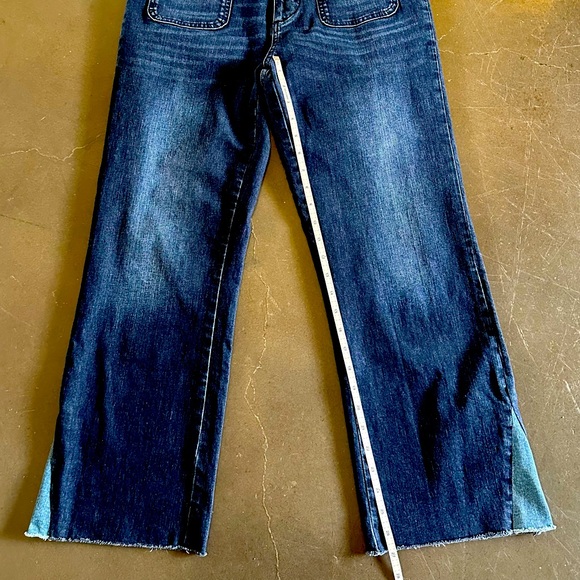 Anine Bing Patch Pocket Straight Leg Jeans - Picture 10 of 14